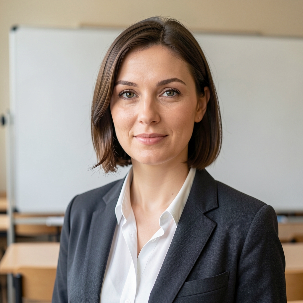 Бојана Ристић, новинарка и истраживач специјализована за медијску писменост и образовање, портретна фотографија